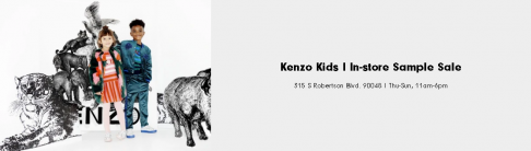 Kenzo Kids Sample Sale