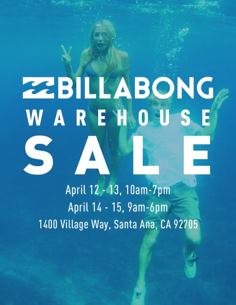 Billabong Warehouse Sale