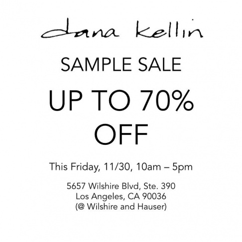 Dana Kellin Jewelry Sample Sale