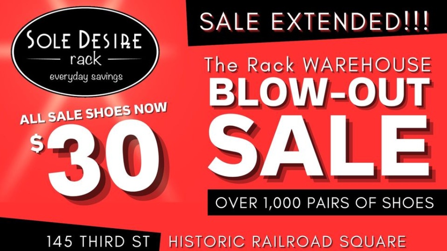 Sole Desire Rack Blow-Out Sale