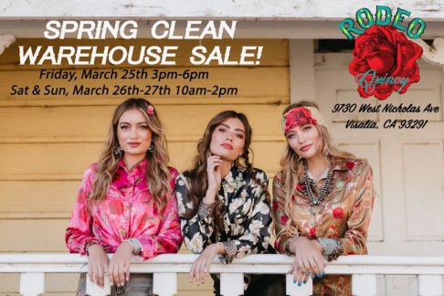 Rodeo Quincy Spring Clean Warehouse Sale