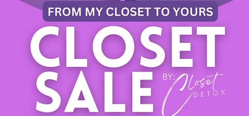 CLOSET DETOX Closet Sale 
