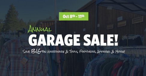 Mountain Hardware and Sports Annual Garage Sale
