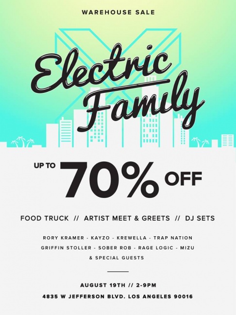 Electric Family Warehouse Sale
