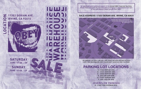 Obey Clothing Warehouse Sale