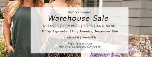 Dainty Hooligan Warehouse Sale