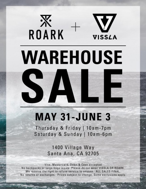 Roark Warehouse Sale