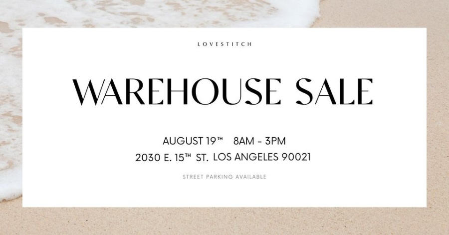 Lovestitch Warehouse Sale