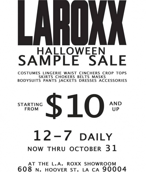 L.A. Roxx Sample Sale
