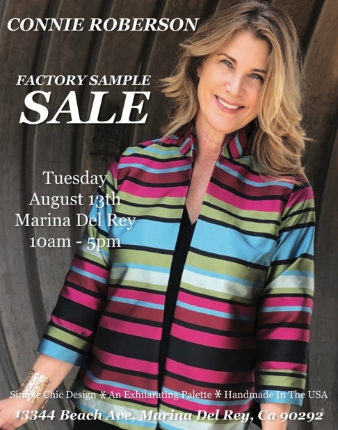 Connie Roberson Factory Sample Sale