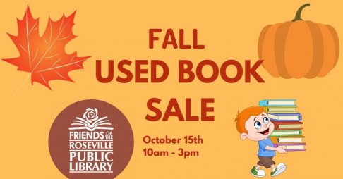Friends of the Roseville Public Library Fall Used Book Sale