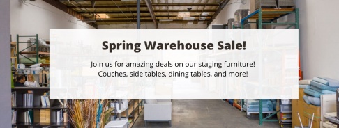 BlueGrape Staging Warehouse Sale