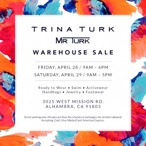 Trina Turk warehouse sale