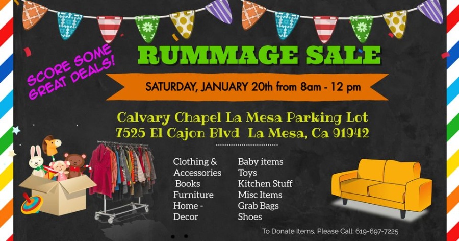 Calvary Chapel La Mesa Rummage Sale