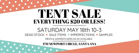 Steady Clothing Tent Sale