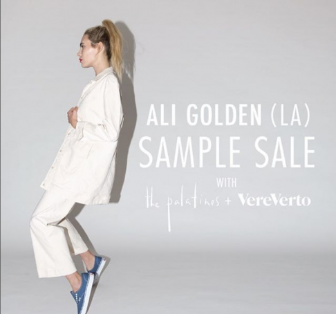 Ali Golden  Sample Sale + The Palatines, Vere Verto
