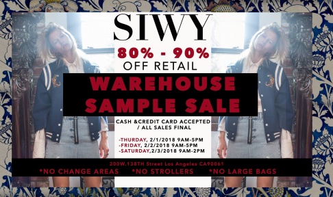 SIWY Denim Warehouse Sample Sale