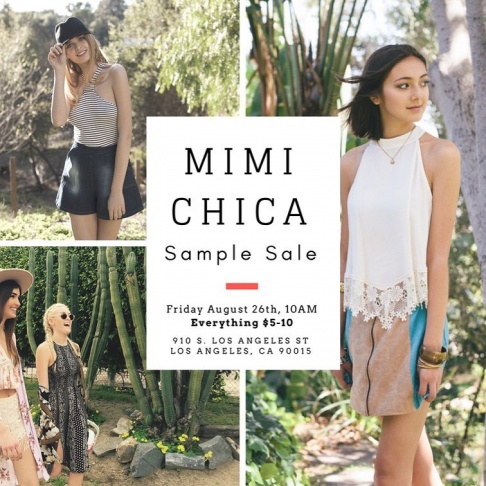 Mimi Chica Sample Sale