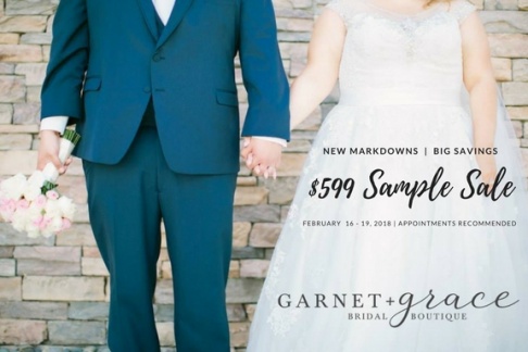 Garnet and Grace Wedding Dress Sample Sale