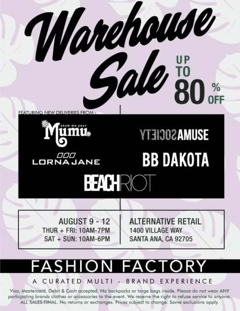 Fashion Factory Warehouse Sale - 3
