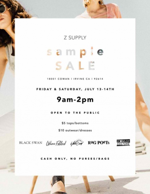 Z Supply Sample Sale