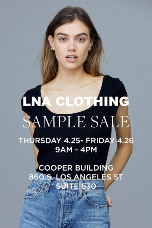 LNA Clothing Sample Sale
