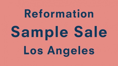 Reformation Sample Sale