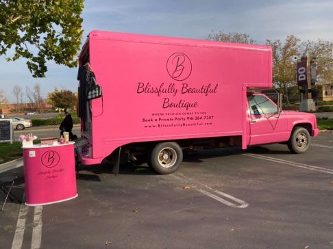Blissfully Beautiful Boutique Fashion Truck Pop Up Shop Clearance Sale