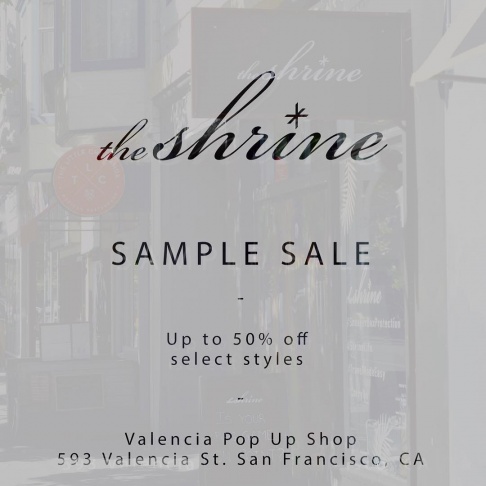 The Shrine Sample Sale