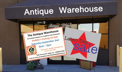 The Antique Warehouse Parking Lot Sale 