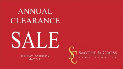 Smythe and Cross Annual Clearance Sale