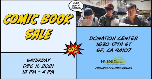 Friends of the San Francisco Public Library Comic Book Sale