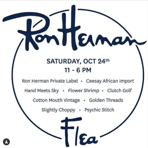 Ron Herman Flea Market and Sale