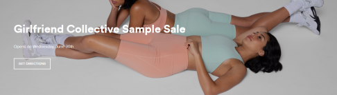 Girlfriend Collective Sample Sale