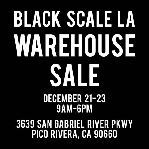 Black Scale Warehouse Sale