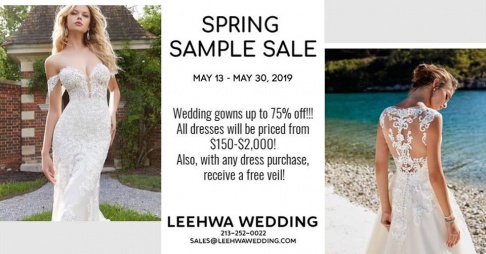 LEEHWA Wedding Sample Sale