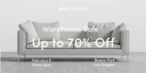Rove Concepts Warehouse Sale
