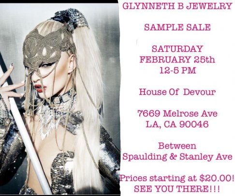 Glynneth B Jewelery sample sale