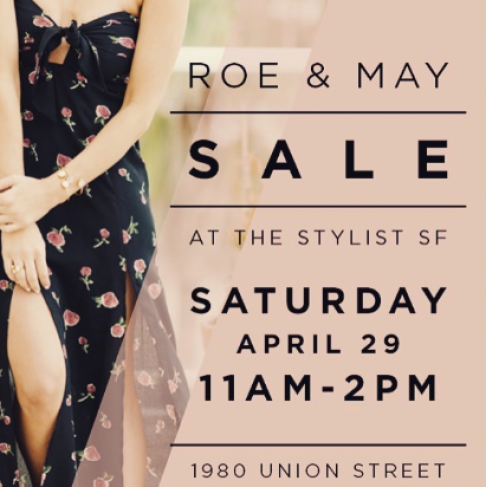 roe + may Sample Sale