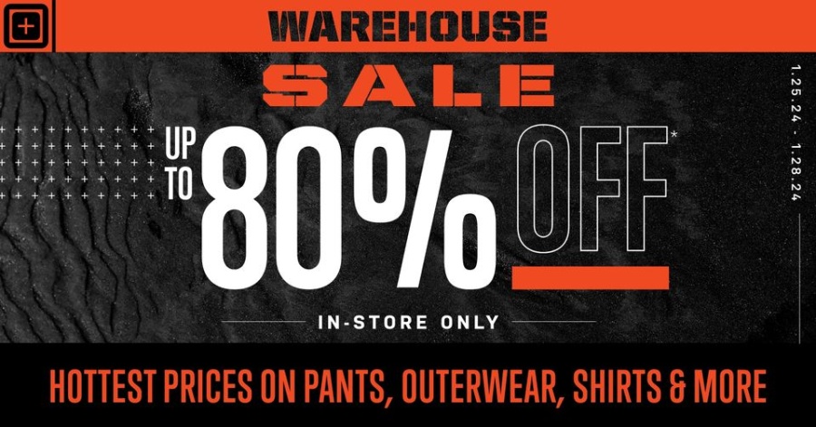 5.11 Tactical Commerce Warehouse Sale