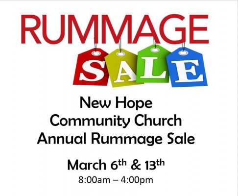 New Hope Community Church, Sunland Annual Rummage Sale