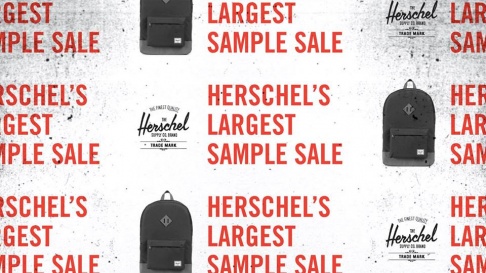 Herschel Supply Co Sample Sale