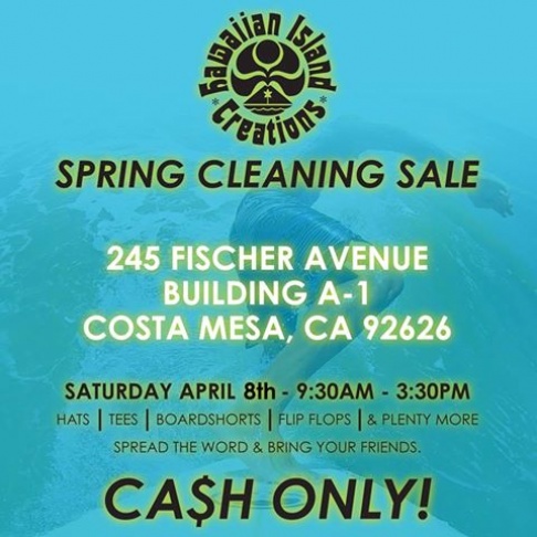 HIC Spring Cleaning sale