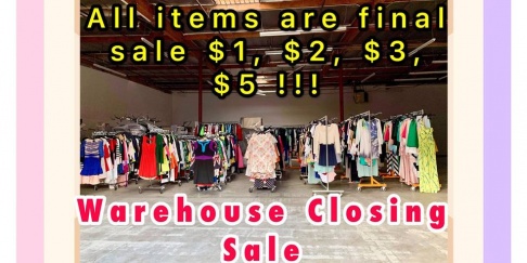 Houzz of Fashion Warehouse Closing Sale