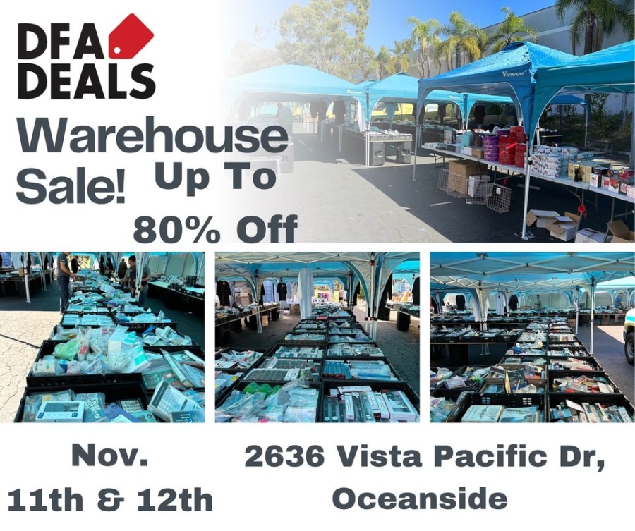 DFA Deals Monthly Warehouse Sale