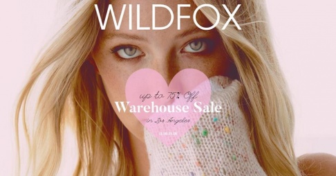 WILDFOX Warehouse Sale