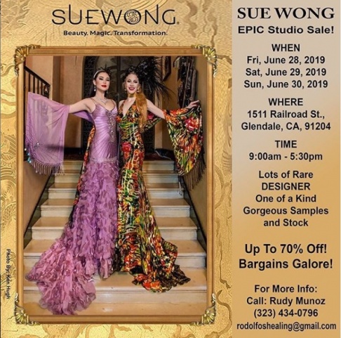Sue Wong Fashion Studio Sale