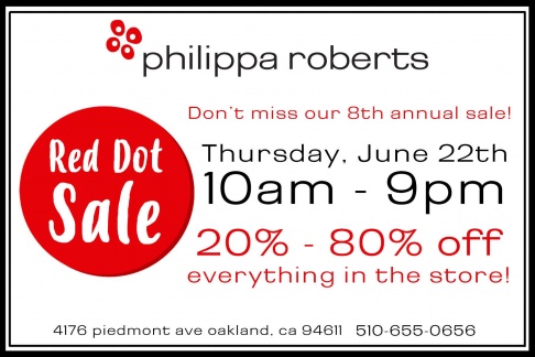 Philippa Roberts Jewelry Red Dot Sale