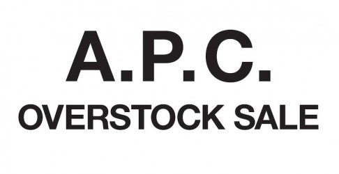 A.P.C Overstock Sale