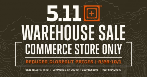 5.11 Tactical Warehouse Sale